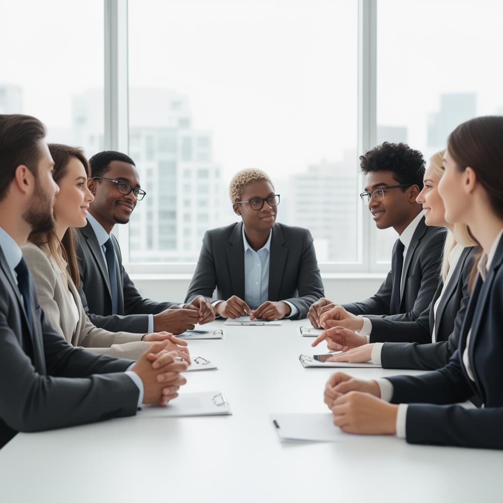 Professional team in boardroom