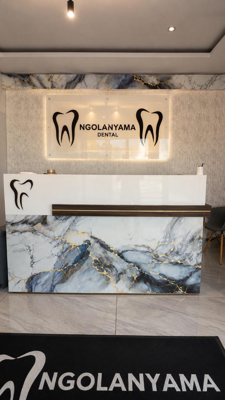 Ngolanyama Dental Studio reception desk